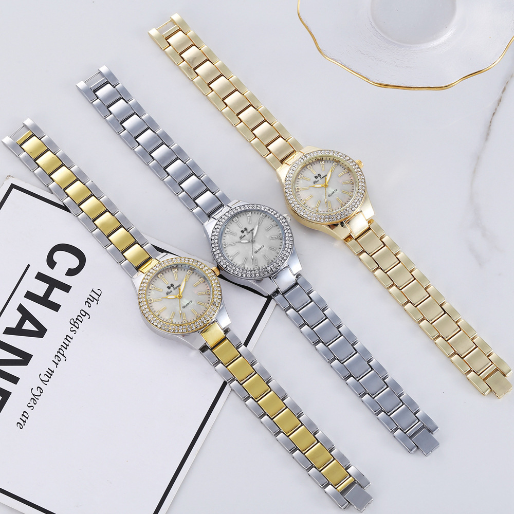 New Diamond-Encrusted Women's Watch for Female Students, Korean Style Trendy Watch, Waterproof, High-Looking, Full-Diamond Watch for Women