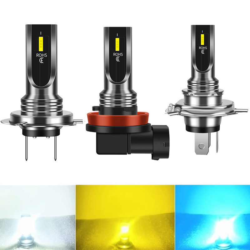 Lámpara de niebla del automóvil H7 H8 / H11 9005 CSP perlas de luz del automóvil luz blanca hielo azul luz amarilla image 1