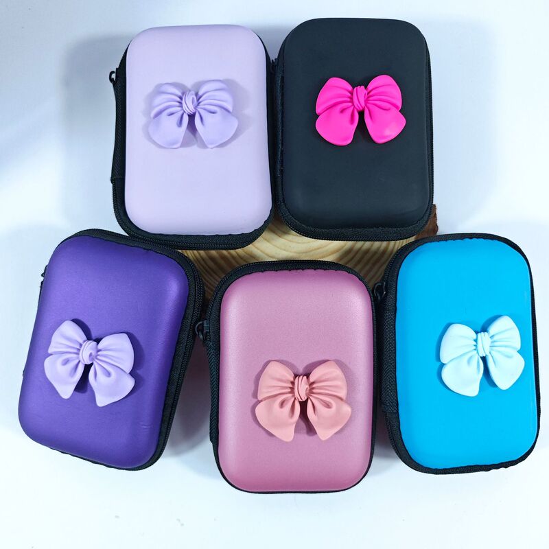Cross-Border Eva Cosmetics Bag Hard Shell Data Cable Packaging Box Square Zipper Headphone Bag Digital Accessories Ccd Camera Bag