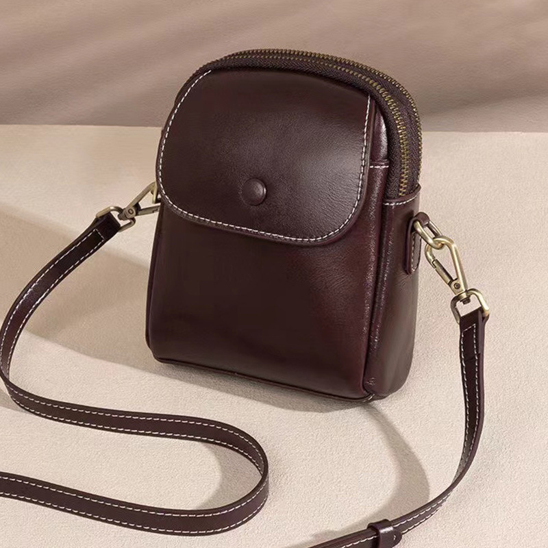 와인 다크 브라운 (소 가죽의 첫 번째 레이어)