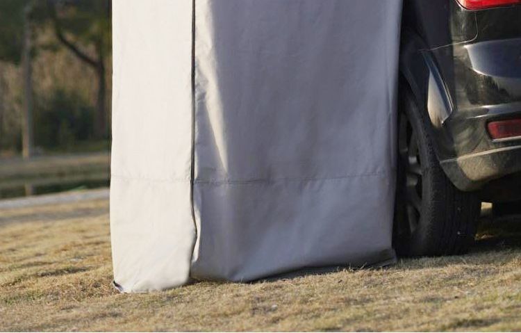 Outdoor bathing tent, aluminum alloy shower tent, car-mounted shower tent, enclosed rear car bathing tent