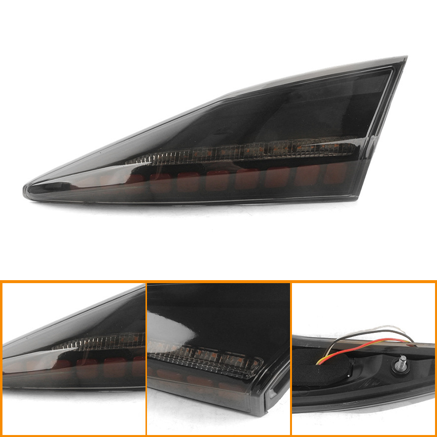 Aplicable a 2016 - 21 diez generaciones Civic conjunto de luces traseras modificadas escamas de dragón rojo luz trasera luz de dirección fluyente