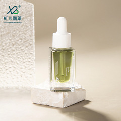 現物10mlネット赤フロスト金小方瓶高級化粧瓶ガラス瓶精油精華液分注瓶
