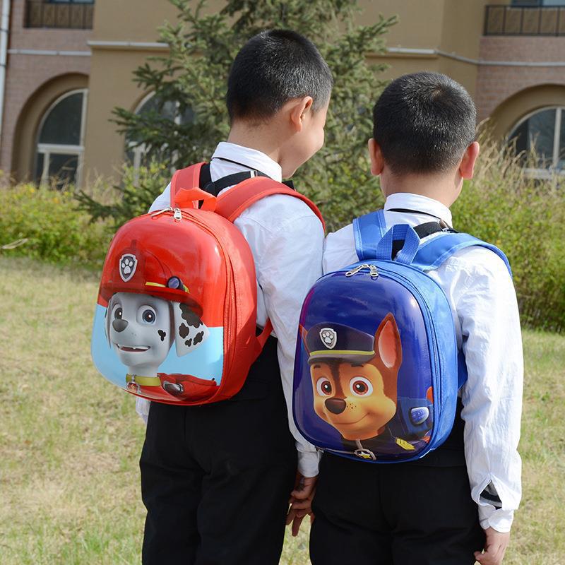 儿童书包硬壳汪汪队幼儿园卡通2-3-5岁女童男童双肩背包童趣迷你