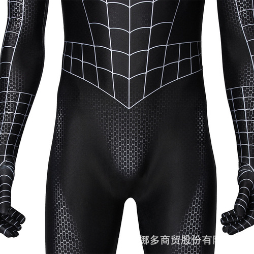 Mantianji 2007 Spider-Man 3 Venom cos suit adult bodysuit movie same style J19034BB