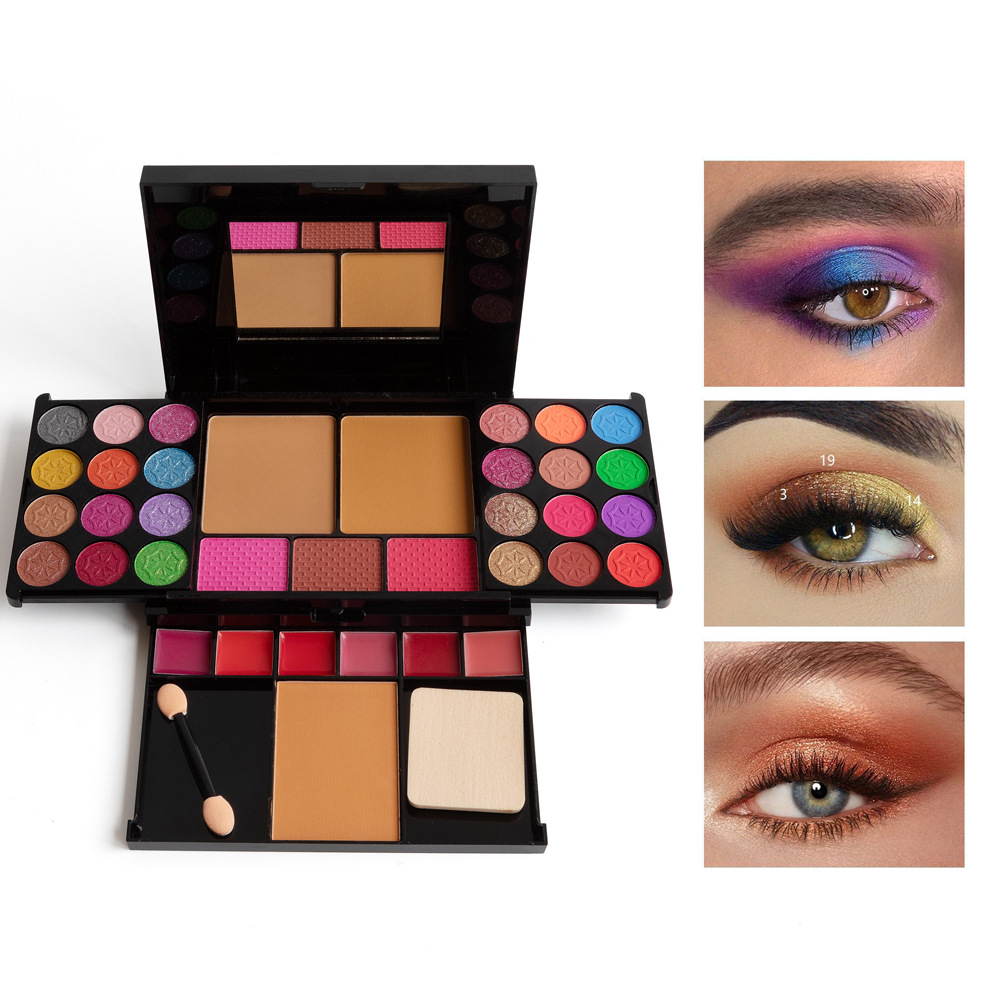 Placa de sombra de ojos africana de 36 colores no teñida Halo Pearl mate fácil de colorear estudio etapa maquillaje sombra de ojos transfronteriza