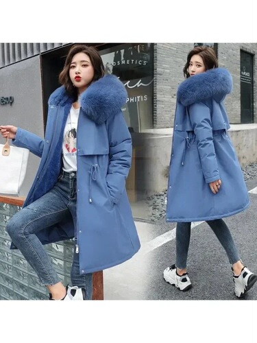 Winter Jacket  New Women Parka Clothes Long Coat Wool
