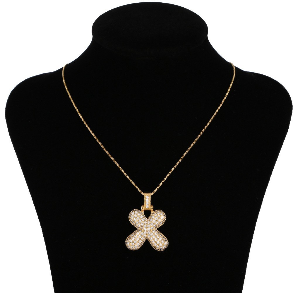 Hip Hop Letter Pendant Necklace