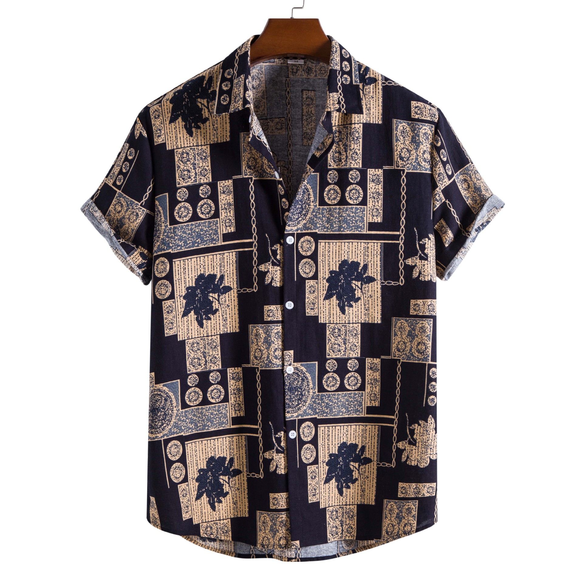 Title 9, Camisa de hombre tendencia de moda, manga corta...