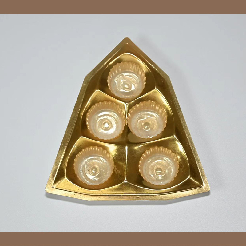 5 árbol de Navidad caja de plástico chocolate Jinsha bola dulces caja de regalo de boda caja de plástico transparente