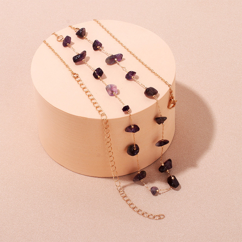 مثير هندسية طلاء المعادن Crystal Chainpicture6