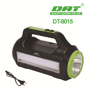 DT-8015 outdoor multifunctional portable Searchlight portable LED flashlight emergency rechargeable lighting