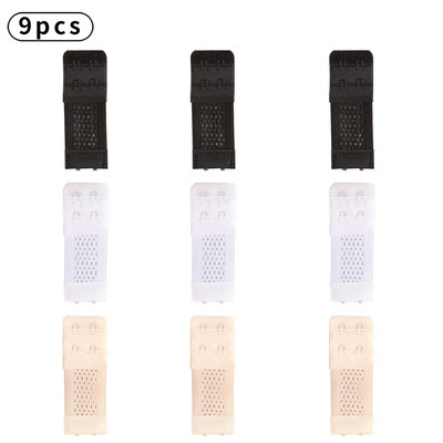 9pcs Elastic Hollow Spray paint Underwear Lengthened buckle Bras Extend the deduction back Breasted Cross border combination