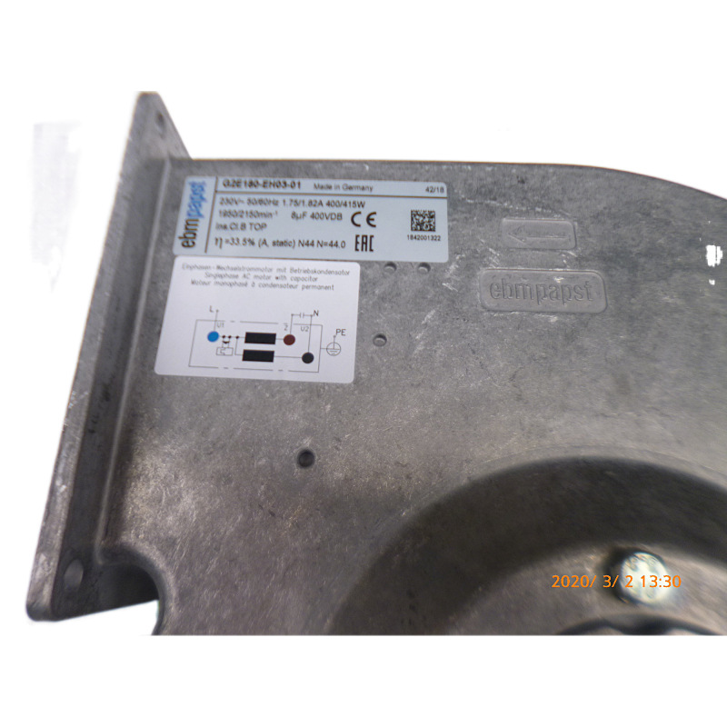 全新ebmpapst变频风机 G2E160-AY47-01 离心蜗壳大功率散热风扇