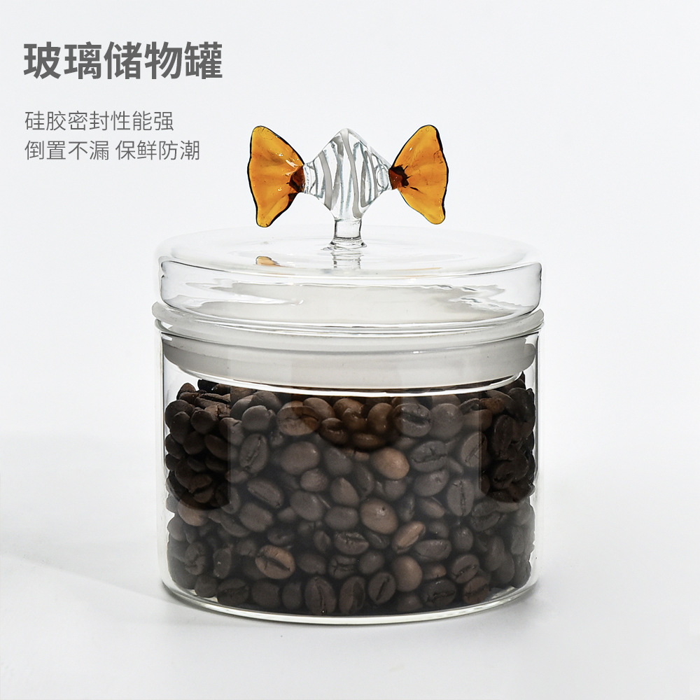 Botella de almacenamiento sellada de caramelo de vidrio, botella de almacenamiento sellada con tapa, botella de almacenamiento de cocina, botella de almacenamiento de frutos secas de bocadillos