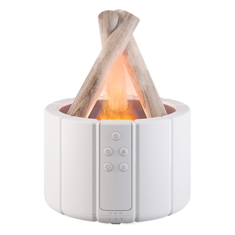 Humidificador de aromaterapia de llama de simulación transfronteriza Humidificador de aromaterapia de aceite esencial ultrasónico Humidificador de aire doméstico al por mayor