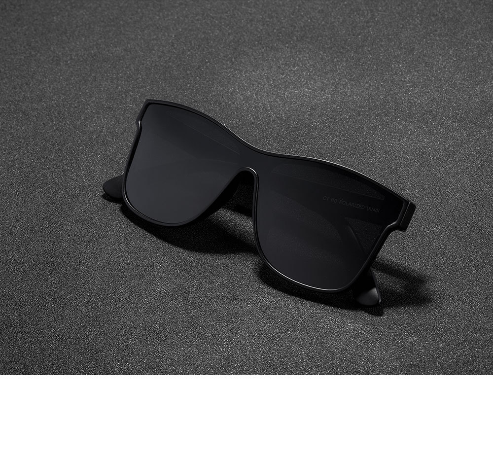 One-piece Lens Sunglasses HD Polarized Outdoor Athletic Glasses