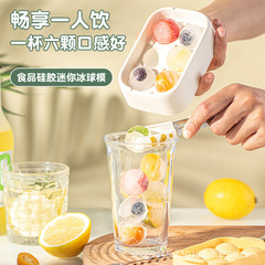 食品級のアイスクリームの鋳型の家庭用の氷の格の冷凍の氷の塊はアイスクリームの雪のボールのプレス式のシリコンの氷の鋳型を作ります。