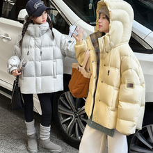 女童棉衣2025新款洋气儿童棉袄冬季加厚保暖大童羽绒棉服冬装外套