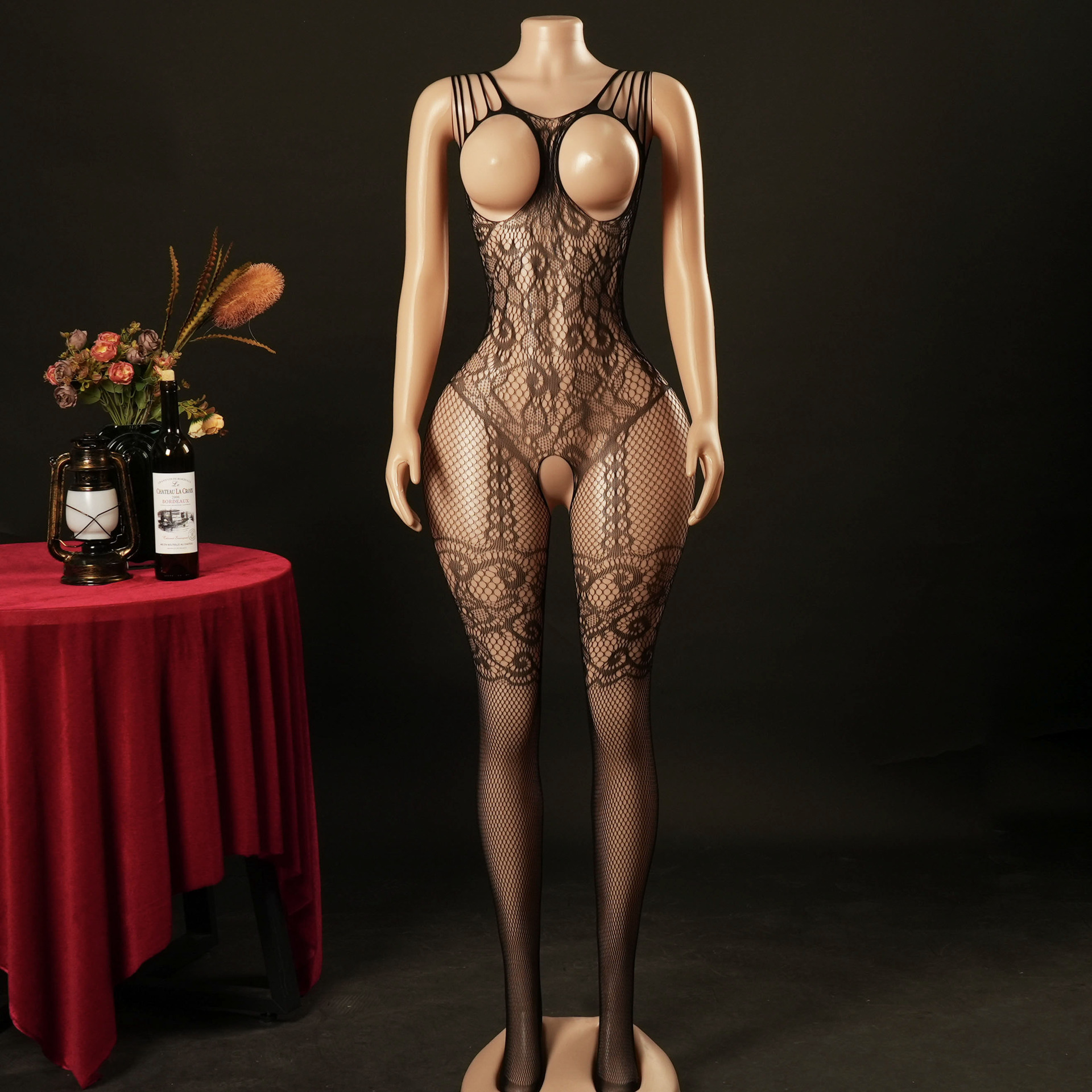 Yue mariposa Europa y América ropa interior sexy comercio exterior al por mayor fábrica coqueteo sexy uniforme conjunto de ropa de red de chicas