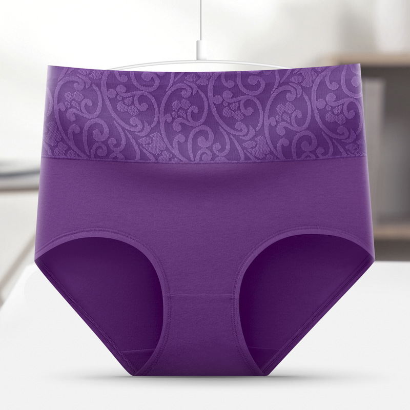 Ropa interior de algodón de cintura alta posparto ropa interior de algodón para mujer fábrica al por mayor