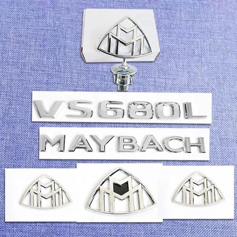 Suitable for Mercedes-Benz Vito V260, modified with Maybach hood emblem, rear emblem, VS680 lettering, and MAYBACH side emblem
