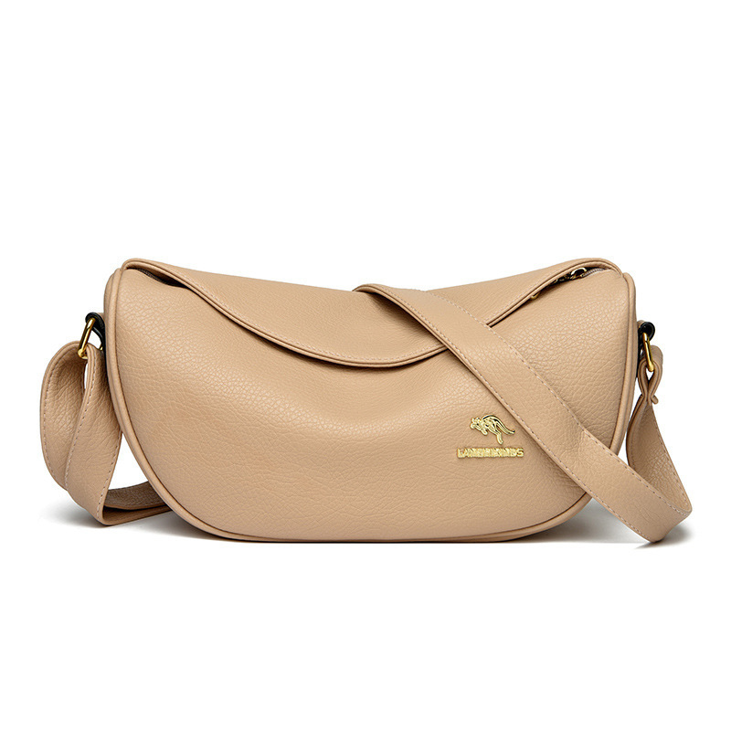 Fashionable Women's Solid Shoulder Bag, Portable Large-Capacity Crossbody Hobo Dress Style, New Designer Pu Leather Fashionable Women's Solid Shoulder Bag, Portable Large-Capacity Crossbody Hobo Dress Style, New Designer Pu Leather