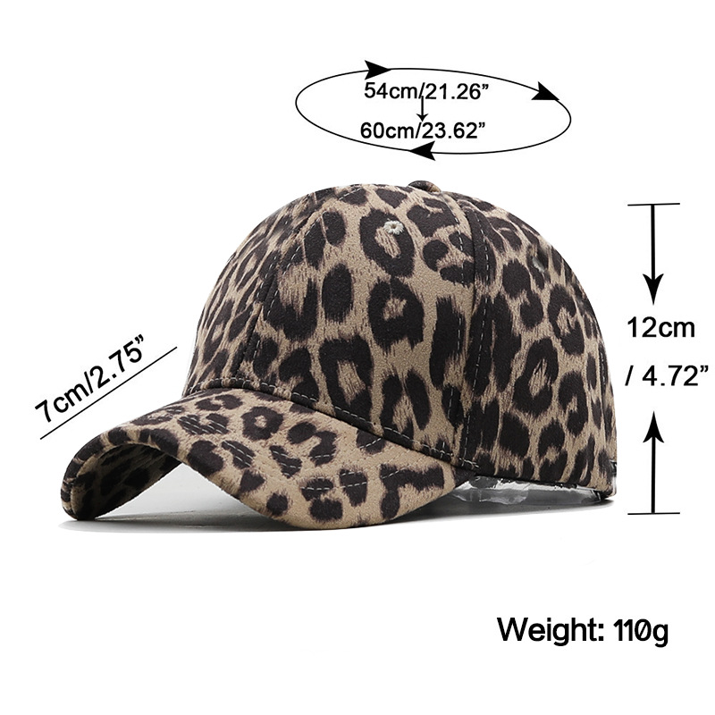 Gorra De Béisbol De Gamuza Con Estampado De Leopardo De Moda De Primavera Gorra De Protección Solar Transpirable display picture 1