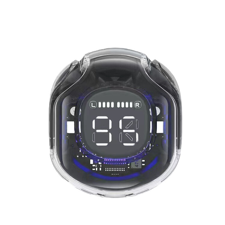 ソースファクトリー XT17 小型クリスタルカラーデジタルディスプレイ Bluetooth ヘッドセットインイヤー ENC 完全ワイヤレスヘッドセットノイズリダクション透明シェル|undefined