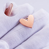 Polishing cloth stainless steel, accessory heart shaped, pendant heart-shaped, mirror effect