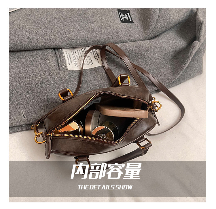 2024 New fashion bags for women, autumn and winter style, simple and fashionable work commute bag, retro single-shoulder underarm bag for women undefined