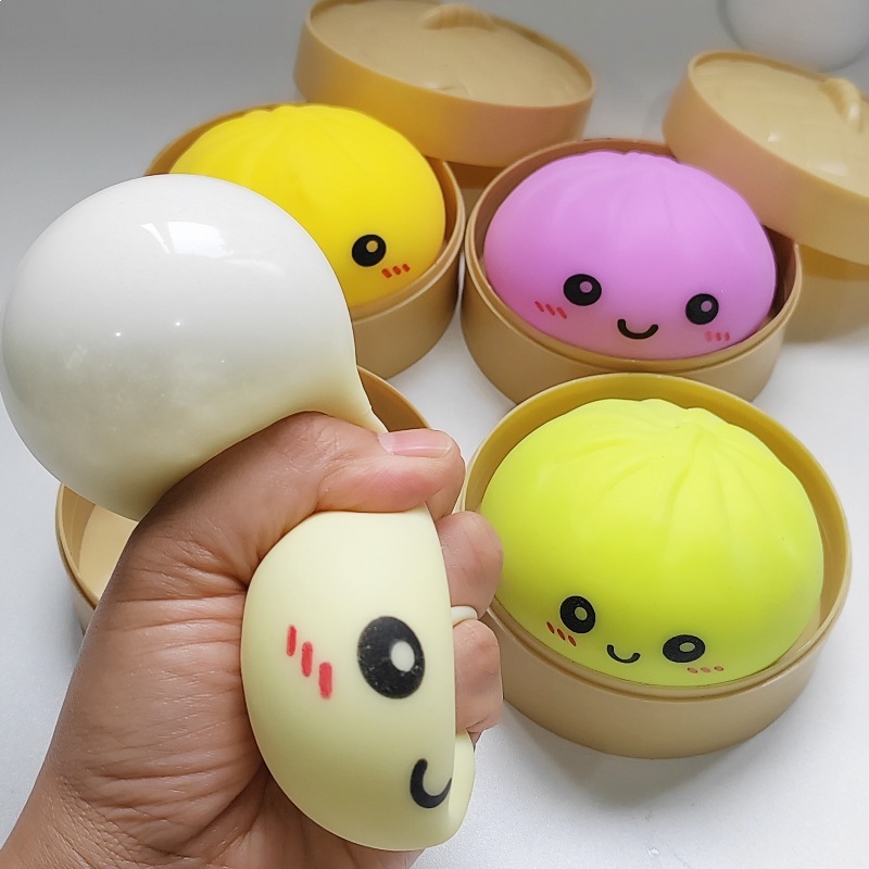 Simulación de espejo cruzado pellizco pellizco música dibujos animados emoticon gran bolón reducción de compresión juguete rebote lento ventilación reducción de compresión artefacto explosión