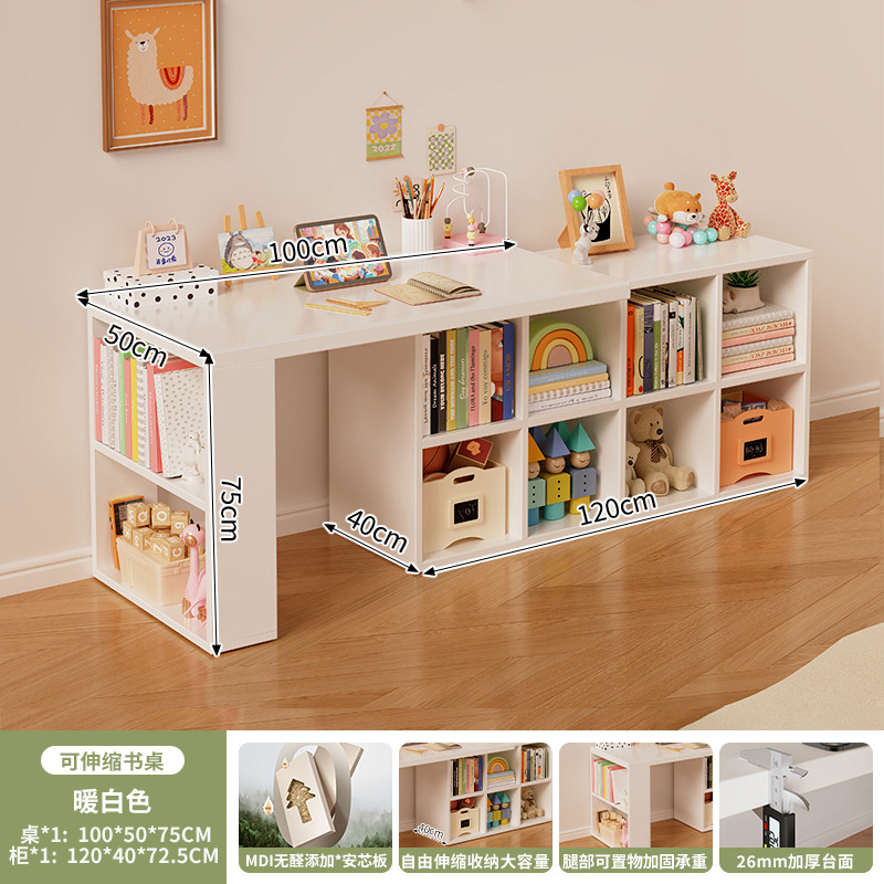 Escritorio de madera maciza para niños