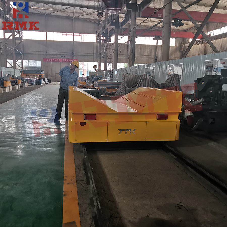 电动双层摆渡车钢轨轨道转运车重型物件运输过跨车【睿迈科】