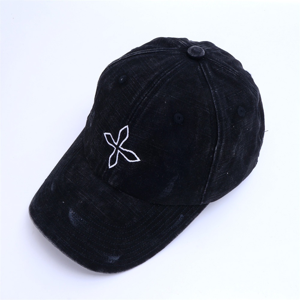 Other Embroidered Cap Black