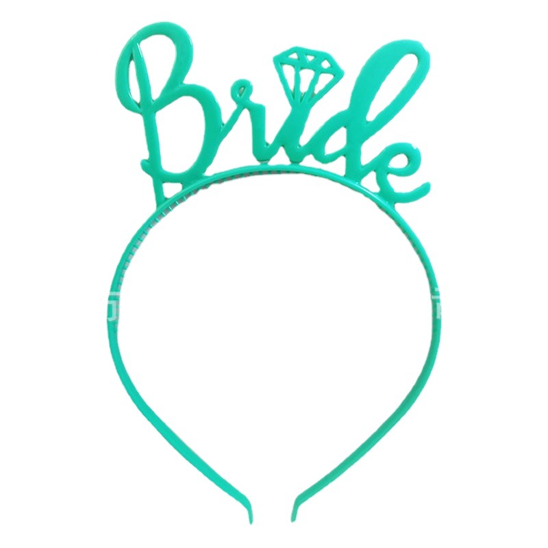 Novia para ser novia diadema corona solo partido discoteca carta diadema tocado europeo y americano accesorios para el cabello