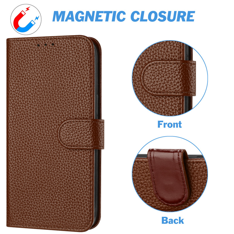 Suitable for Samsung A05S Litchi Wallet Mobile Phone Leather Case Xcover 6 Pro Card Business Protective Case
