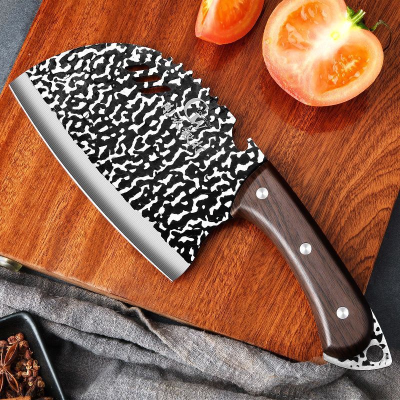 Cuchillo de corte de acero inoxidable, cuchillo de corte de cocina afilado, cuchillo de corte de carne, cuchillo de corte de pescado sin molienda, cuchillo de corte de pescado