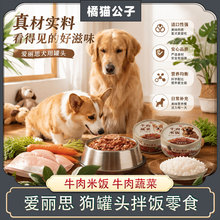 爱丽思IRIS狗罐头妙鲜牛肉湿粮包爱丽丝拌饭美味营养100g/罐
