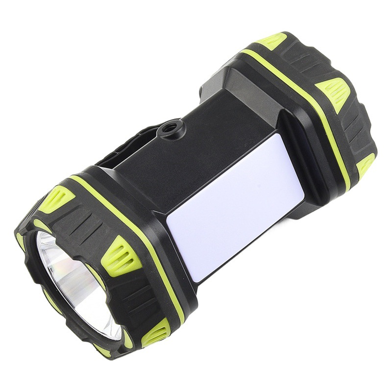 Nuevo reflector portátil de emergencia transfronterizo con salida al aire libre súper brillante trabajo noche pesca linterna de luz de advertencia de doble cabeza