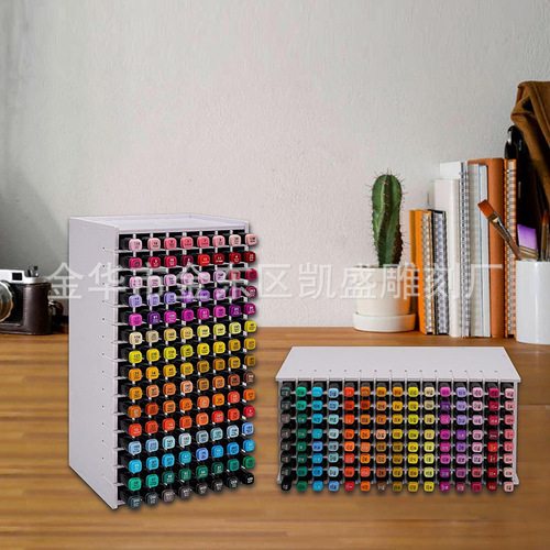 Inclined pen holder storage rack multifunctional pen holder storage rack kindergarten desktop children's marker pen storage box