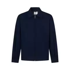 Nanyou Premium MIU Miu Family 25S Logo Appliqué Embroidered Turn-Down Collar Zip Jacket Minimalist Elegant Design Factory Direct