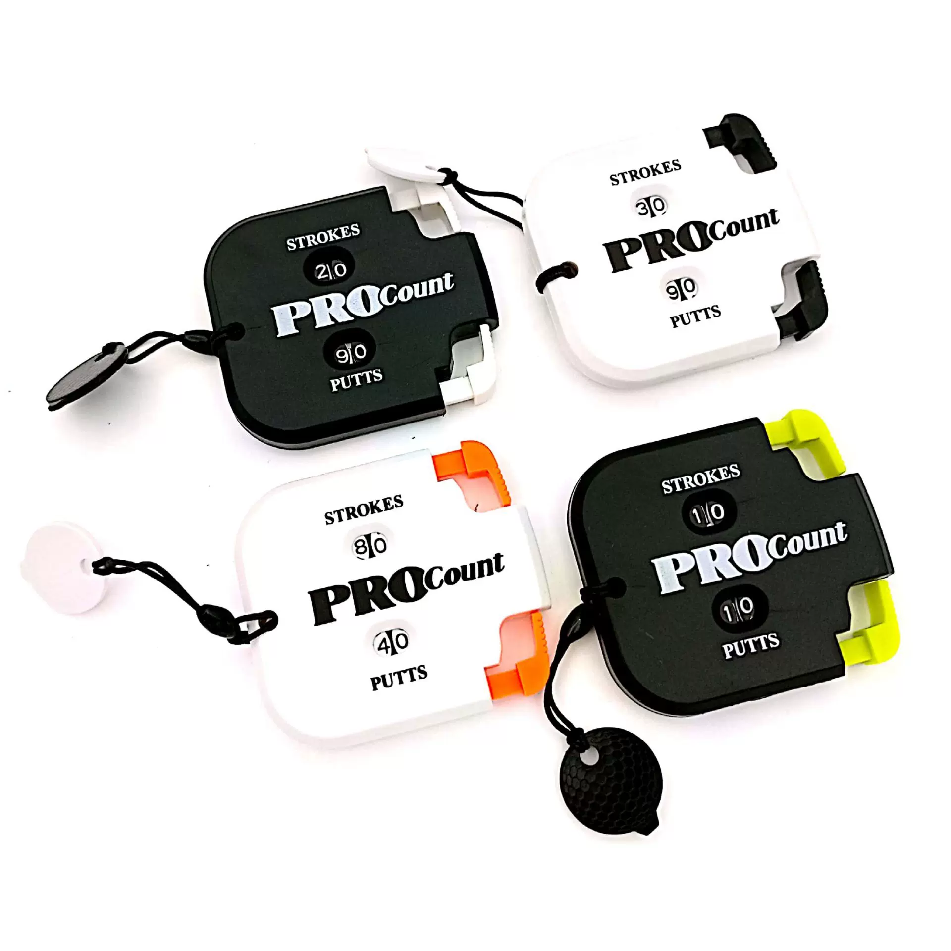 高尔夫计分器方形计分器双人计分器球迷配件下场比赛球场计分用品