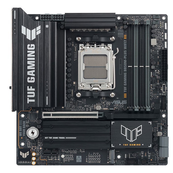 Asus Tuf Gaming B850M-Plus Wifi7 Heavy Gunner Motherboard Is Suitable for Cpus 9600X/9700 Asus Tuf Gaming B850M-Plus Wifi7 Heavy Gunner Motherboard Is Suitable for Cpus 9600X/9700