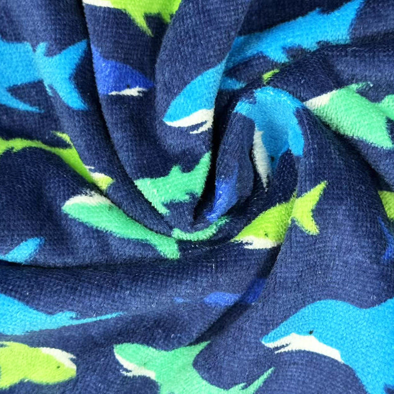 Algodón 100% algodón capa para niños toalla de baño capa bebé toalla de baño con capucha absorbente de dibujos animados estampado de playa bata de baño