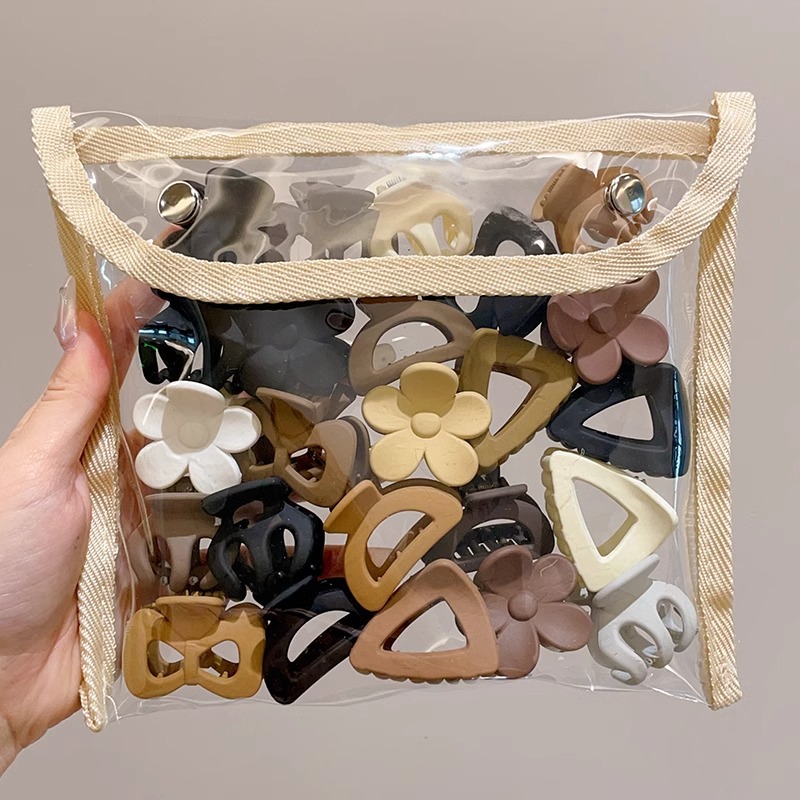 Acrílico pequeño clip de agarre para mujeres 2025 nuevo clip de alta sensación tocado de cola de caballo alto fijo artefacto clip de cabello clip de cabello