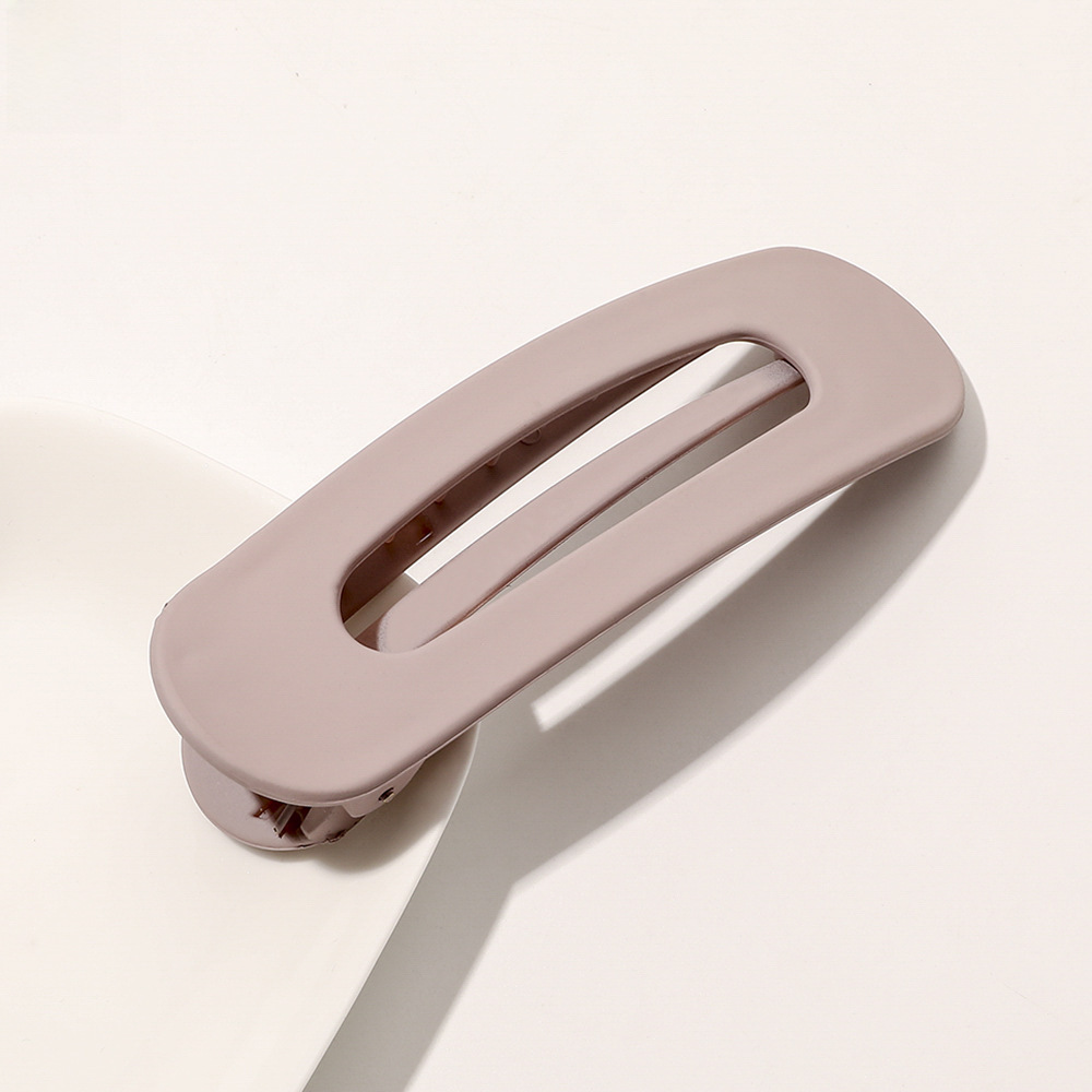 Qiyue matt värvi küljeklamber suur juuksenõel pesu näoklamber küljeklamber lihtne tukk juuksenõel pardilindiga peakate_voghion.com