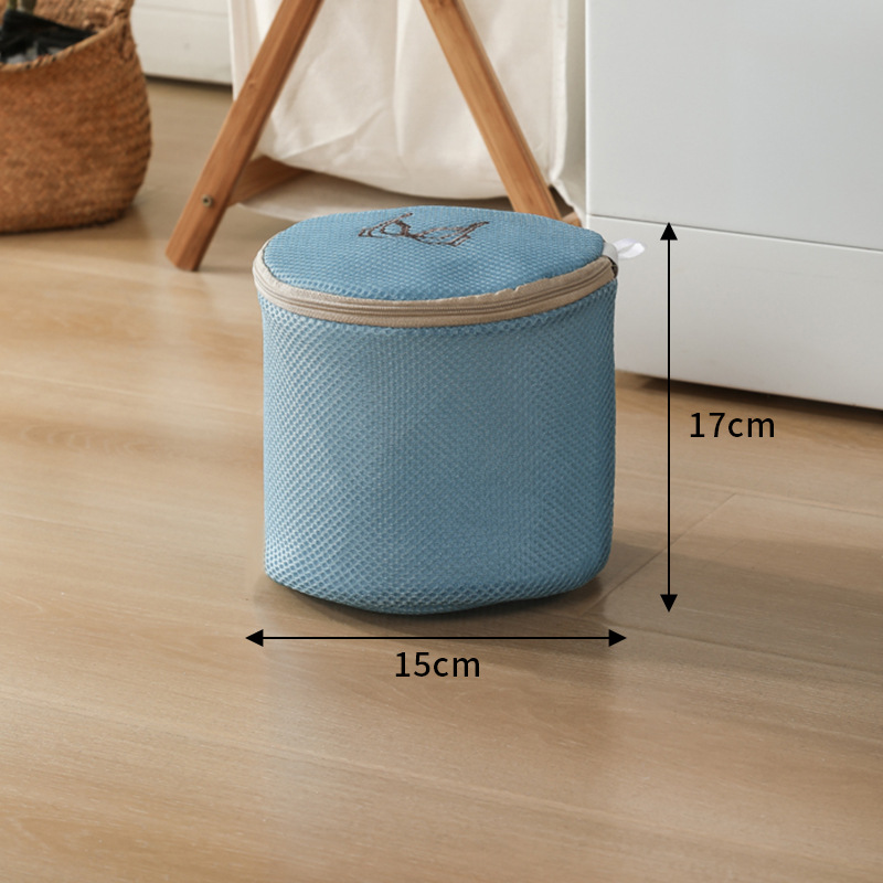 블루 라운드 브라 15*17