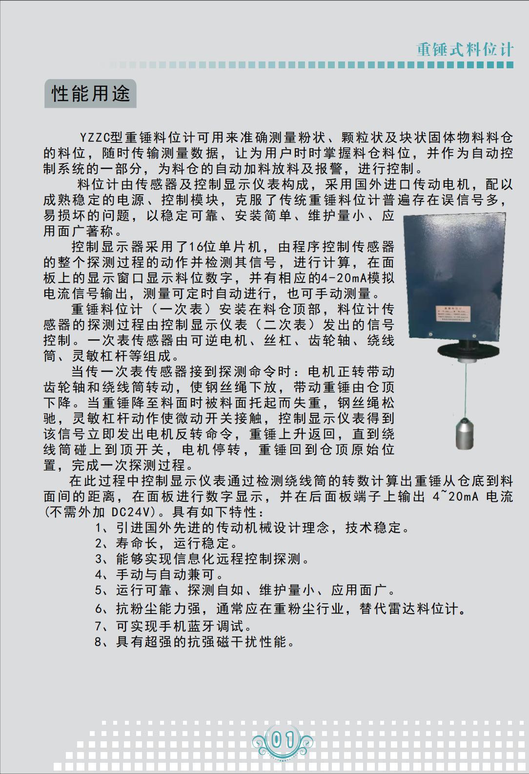 2021重锤料位计说明书(2021年)_02
