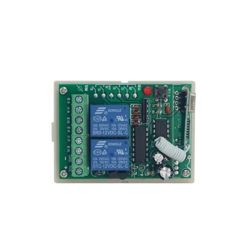 12V motor forward and reverse remote control receiving board 220v motor forward and reverse wireless remote control switch